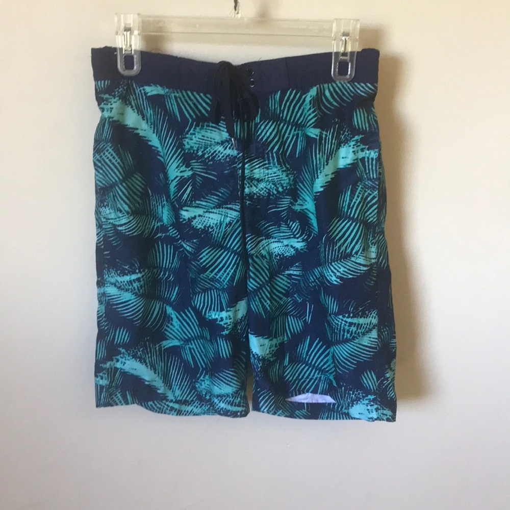 ♦️3 for $23♦️{MERONA} Swim Trunks Palm Tree EUC